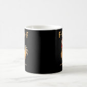 Lustiger Hühnerhumor F-Caw-F Kaffeetasse (Mittel)