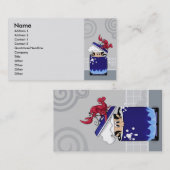 Lustiger Hummer Visitenkarte (Vorne/Hinten)