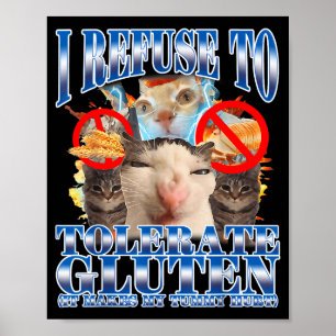 Lustiger Humor, den ich nicht tolerieren werde Glu Poster