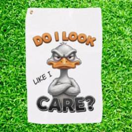 LUSTIGER Humor ENTE Golfhandtuch