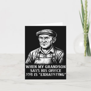 Lustiger Humor Opa-Geschenk Vatertag Großvater Karte