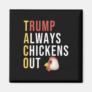 Lustiger Humor Taco Trump kneift immer  Magnet