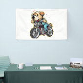 lustiger Hund Banner (Messeveranstaltung)