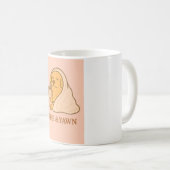 Lustiger Hund-Becher Kaffeetasse (VorderseiteRechts)