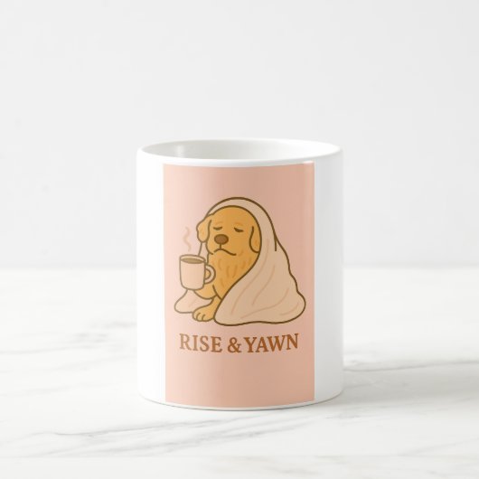 Lustiger Hund-Becher Kaffeetasse (Mittel)