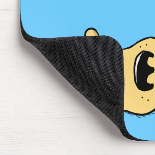 Lustiger Hund benötigt Bauch-Unebenheit Mousepad (Ecke)