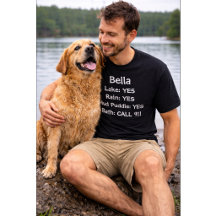Lustiger Hund Benutzerdefinierter Hunde Name See J