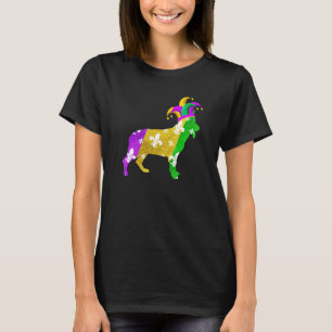 Lustiger Hund Deutsche Schäferhund Mardi Gras Karn T-Shirt