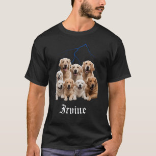 Lustiger Hund Golden Retriever Bootleg Irvine Kali T-Shirt