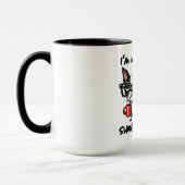 Lustiger Hund, ich bin nicht herrisch Tasse (Links)