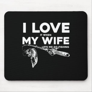 Lustiger Hund, ich liebe es, wenn meine Frau mich Mousepad