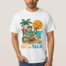 Lustiger Hund im Urlaub T-Shirt | Süßer Sommer