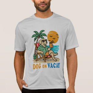 Lustiger Hund im Urlaub T-Shirt   Süßer Sommer