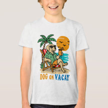 Lustiger Hund im Urlaub T-Shirt | Süßer Sommer