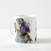 Lustiger Hund Kaffeetasse (Vorderseite Links)