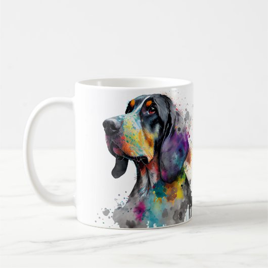 Lustiger Hund Kaffeetasse (Links)