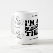 Lustiger Hund Kaffeetasse (Vorderseite Links)
