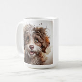 lustiger Hund Kaffeetasse (Vorderseite Links)