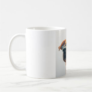 Lustiger Hund mit Brille Tasse - Süßer intelligent