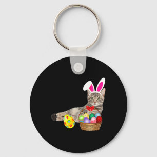 Lustiger Hund Pfote Hase Frohen Ostertag Katze Mam Schlüsselanhänger