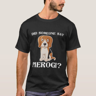 Lustiger Hund Pierogi Polnische Lebensmittel Polen T-Shirt