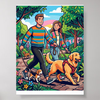 Lustiger Hund Poster