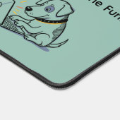 lustiger Hund Schreibtischunterlage (Ecke)