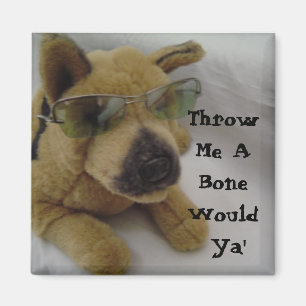 Lustiger Hund Spruch Magnet