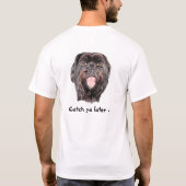 Lustiger Hund T-Shirt (Rückseite)