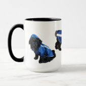 Lustiger Hund Tasse (Links)