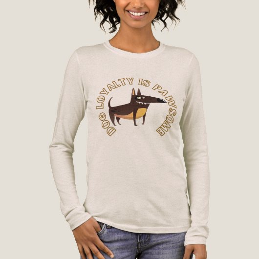 Lustiger Hund Tee (Vorderseite)