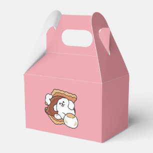 Lustiger Hund und S'more-Design – Kawaii-Haustierl Geschenkschachtel