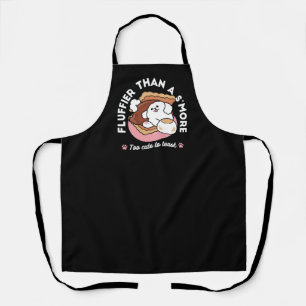 Lustiger Hund und S'more-Design – Kawaii-Haustierl Schürze