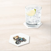 lustiger Hund Untersetzer (Vor Ort)