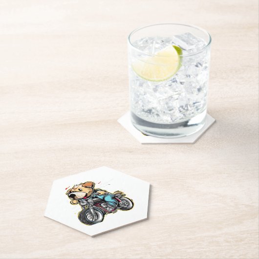 lustiger Hund Untersetzer (Vor Ort)