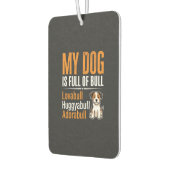 Lustiger Hund voller Stier-Design Autolufterfrischer (Links)