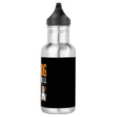 Lustiger Hund voller Stier-Design Edelstahlflasche (Rechts)