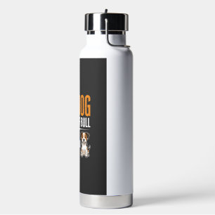 Lustiger Hund voller Stier-Design Trinkflasche