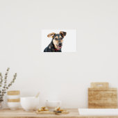 Lustiger Hund Welpe Poster (Küche)