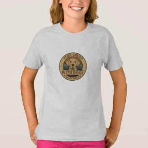 Lustiger Hund – Zeit mit Hunden ist niemals versch T-Shirt
