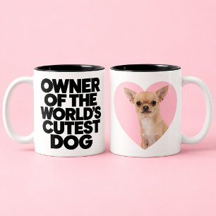 Lustiger Hunde-Liebhaber-Becher Hundemama Hundepap Zweifarbige Tasse