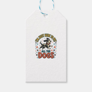 Lustiger Hunde-Liebhaber Vintage-Haustier Alle Hun Geschenkanhänger