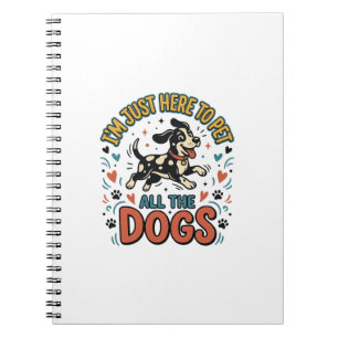 Lustiger Hunde-Liebhaber Vintage-Haustier Alle Hun Notizblock