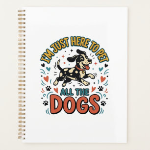 Lustiger Hunde-Liebhaber Vintage-Haustier Alle Hun Planer