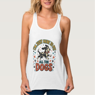 Lustiger Hunde Liebhaber Vintage Haustier Alle Hun Tank Top