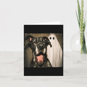 Lustiger Hunde-Selfie Great Dane Süßer Hund Geist Karte