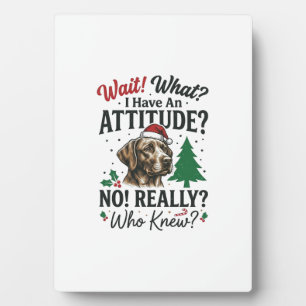 Lustiger Hundecharakter Weihnachtsvektor-Design_1 Fotoplatte