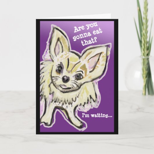 lustiger Hundegeburt Karte (Vorderseite)