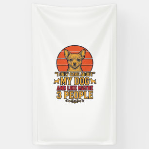 Lustiger Hundeliebhaber Vintage-Zitat-Vektordesign Banner