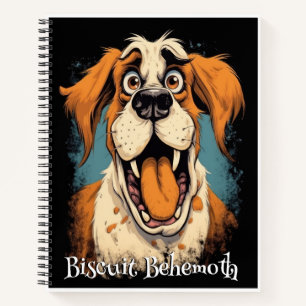 Lustiger Hundemonster: Biscuit-Behemoth Notizblock